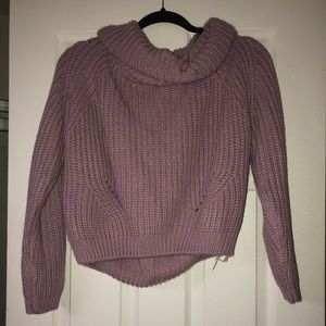 Women’s purple shirt sweater